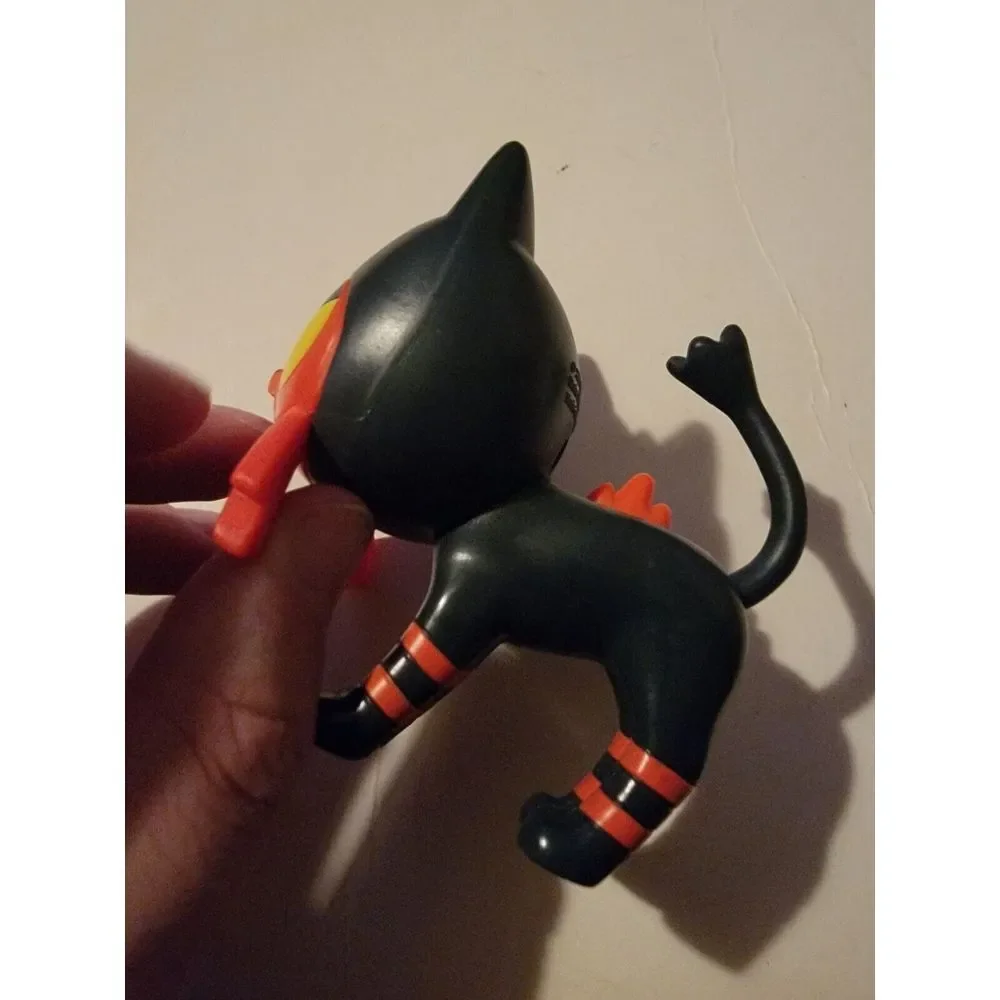 Pokemon Litten Figure Sun Moon McDonalds Happy Meal Toy Cake Topper